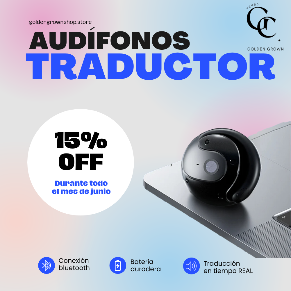 🎧AUDÍFONO TRADUCTOR - ¡HABLA SIN FRONTERAS!