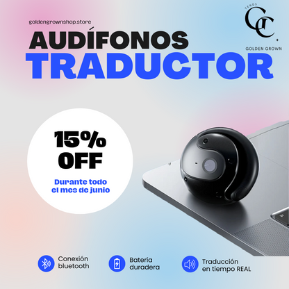 🎧AUDÍFONO TRADUCTOR - ¡HABLA SIN FRONTERAS!